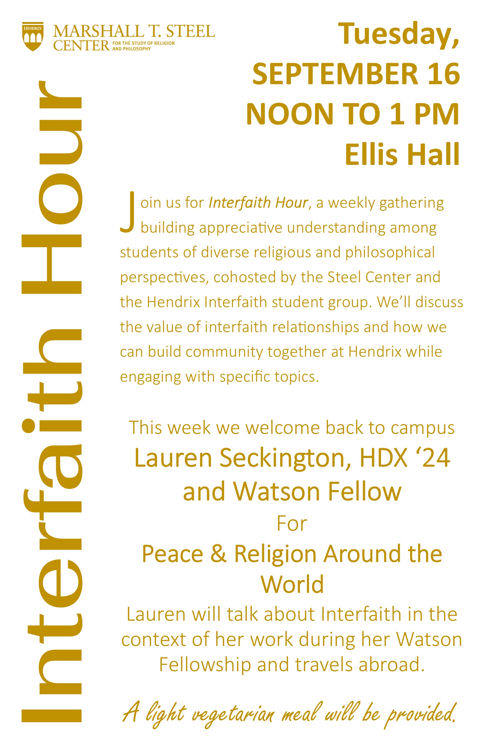 Interfaith Hour: Peace and Religion Around the World Interfaith Hour: Peace and Religion Around the World